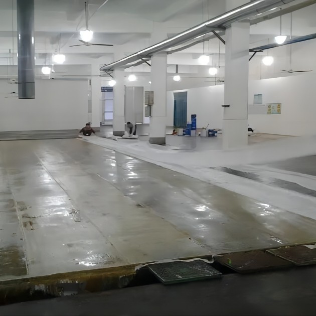 双峰防腐蚀地坪,环氧玻纤地坪，玻纤工业地坪，环氧玻纤布地坪,乙烯基玻纤布地坪产品图3