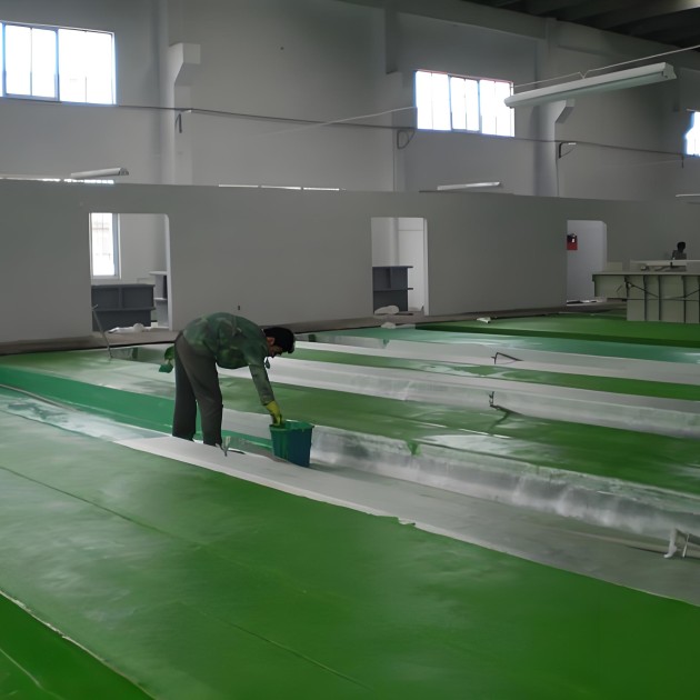 双峰防腐蚀地坪,环氧玻纤地坪，玻纤工业地坪，环氧玻纤布地坪,乙烯基玻纤布地坪产品图1